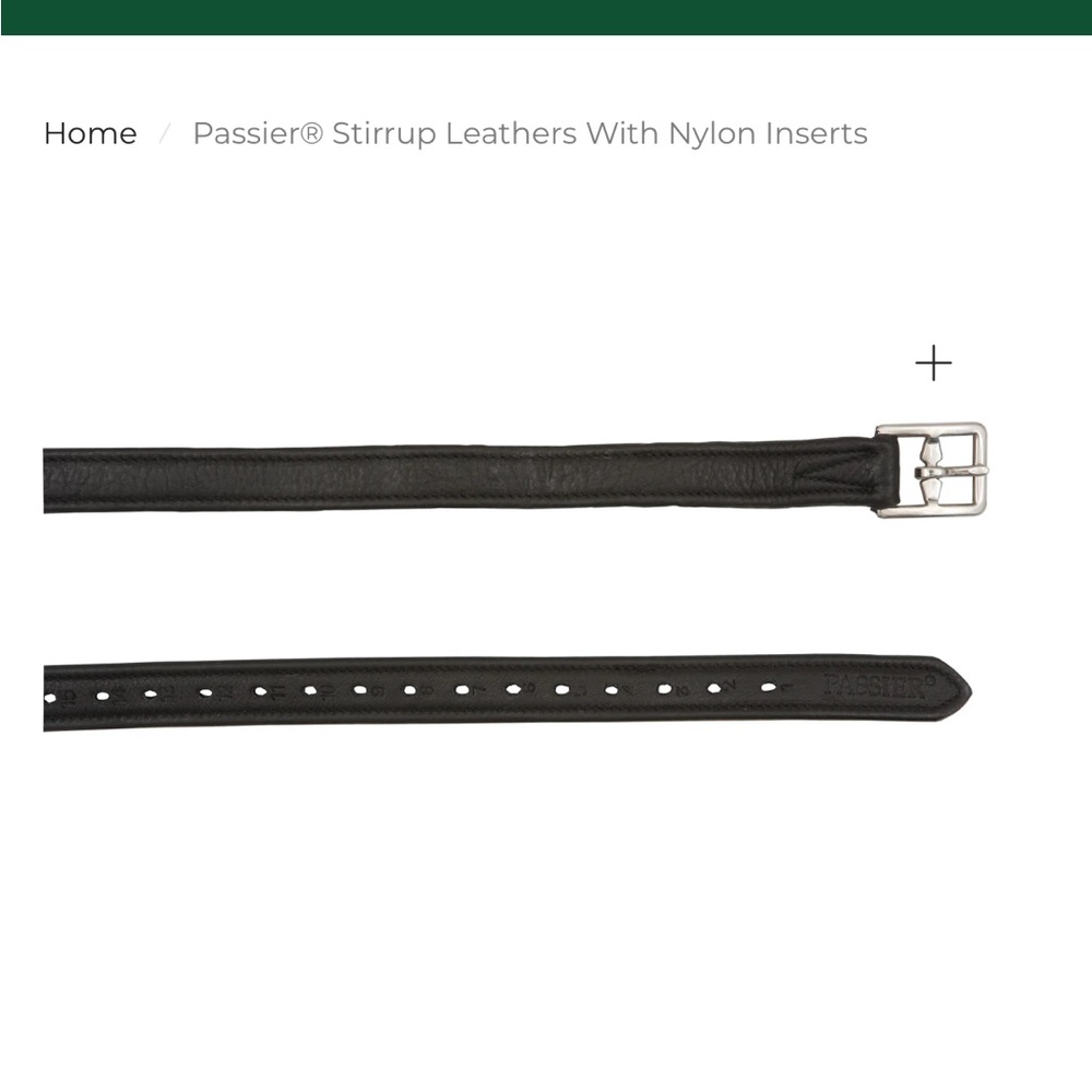 Stirrup leathers and irons